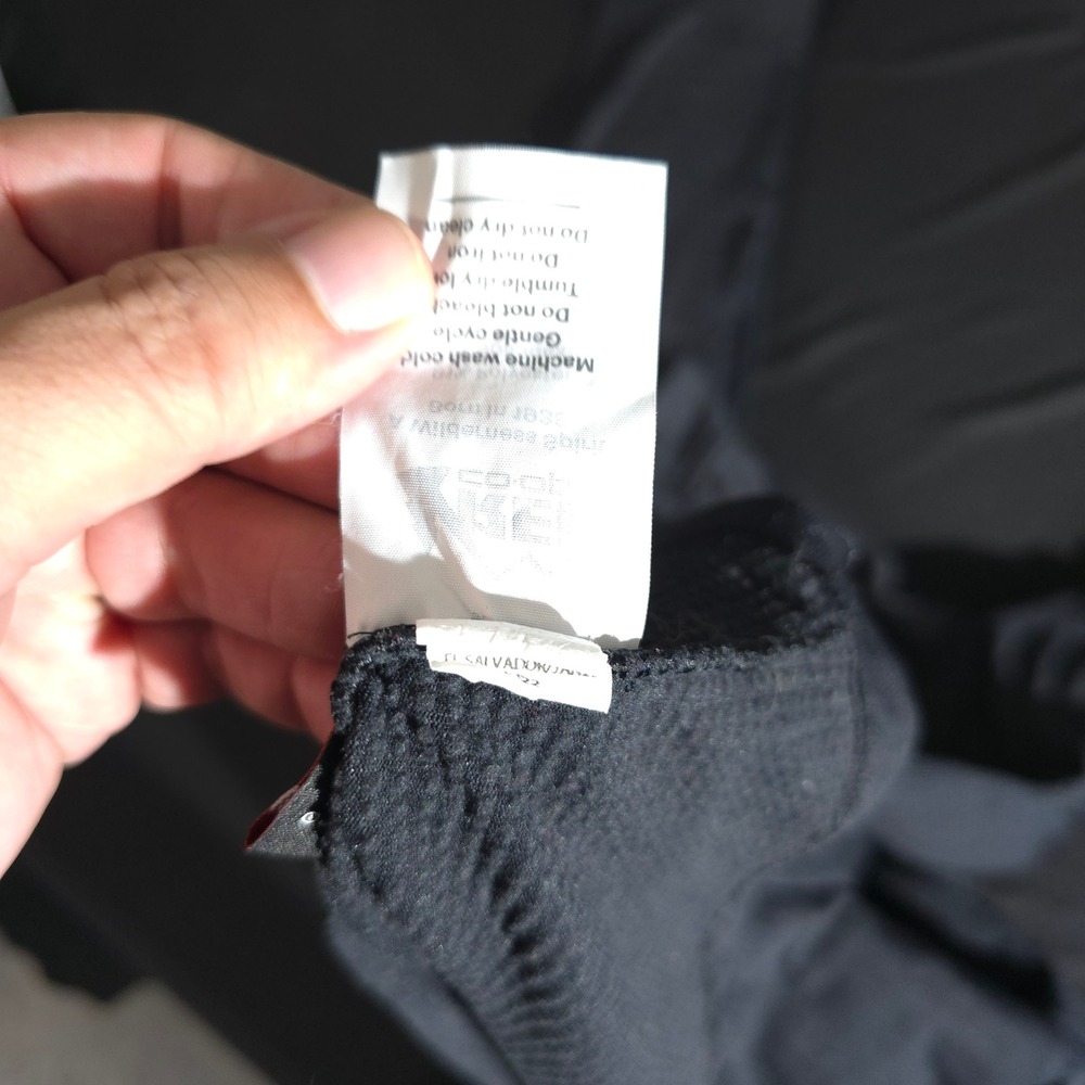 REI Co-op Pullover Womens Medium Black Quarter Zip Thumbhole Active Hiking Top - Picture 9 of 10